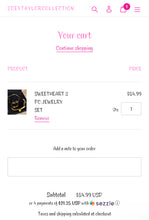 Load image into Gallery viewer, SWEETHEART 3 PC JEWELRY SET