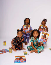 Load image into Gallery viewer, “I LOVE WHO I AM” ABC AFFIRMATIONS & TRACING Coloring Book with FREE “COLORS OF THE WORLD” Crayons Set