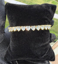 Load image into Gallery viewer, Forever Heart Bracelet - GOLD &amp; SILVER - MIX &amp; MATCH 3 for $75
