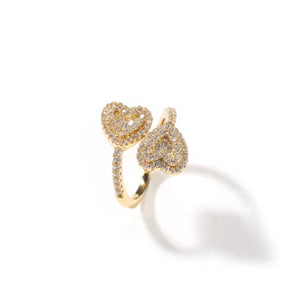 Twin Heart Ring