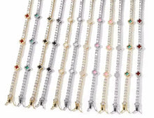 Load image into Gallery viewer, Clover Bracelet - GOLD &amp; SILVER - MIX &amp; MATCH 3 for $75

