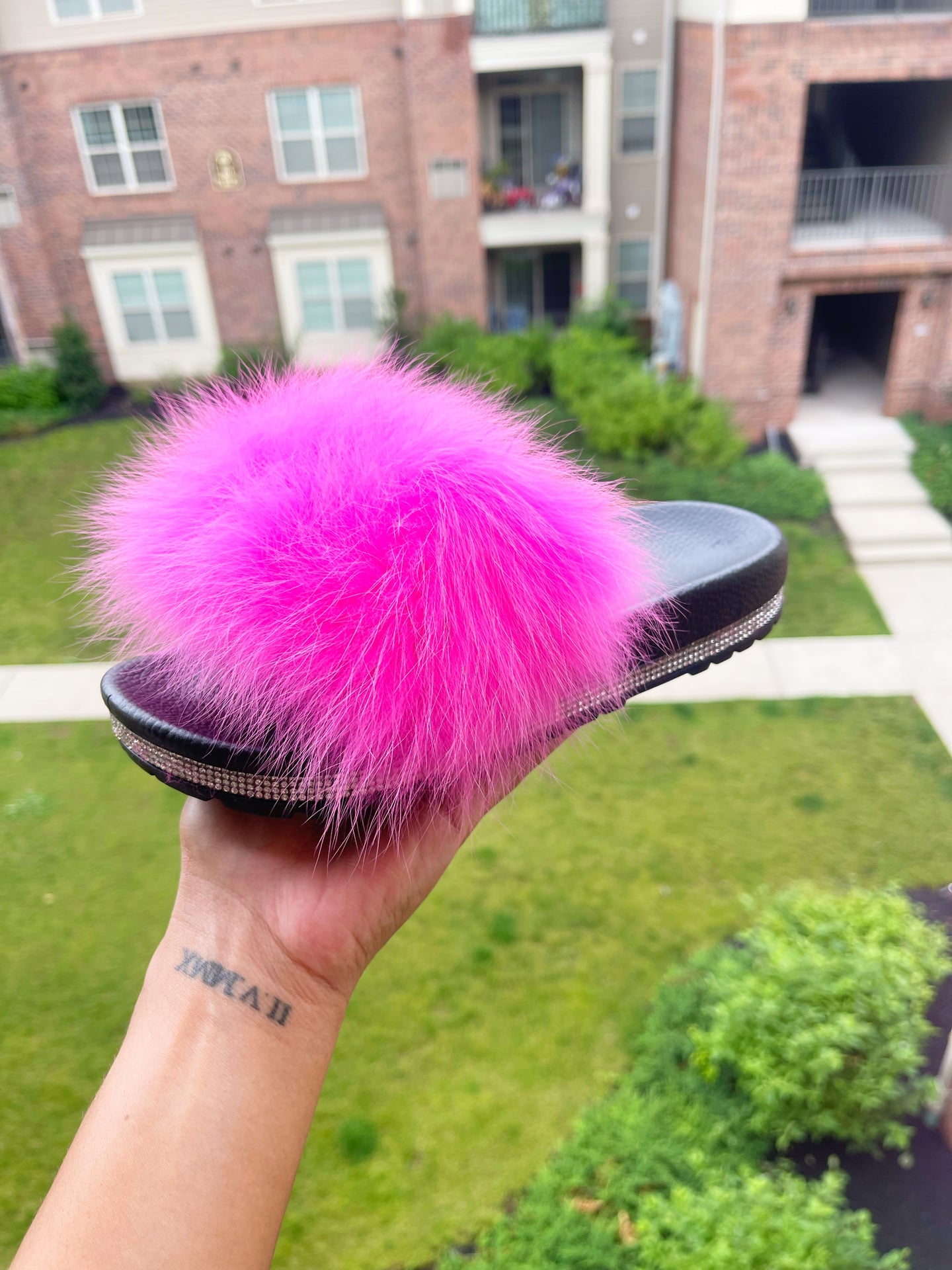 Women's Fur Slides